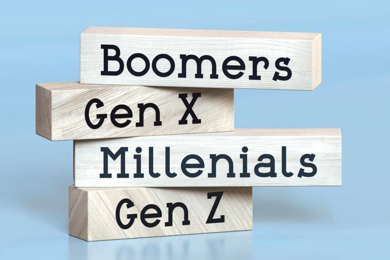 Gen Z Boomer Millenials friendly webdesign